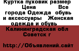 Куртка пуховик размер 44-46 › Цена ­ 3 000 - Все города Одежда, обувь и аксессуары » Женская одежда и обувь   . Калининградская обл.,Советск г.